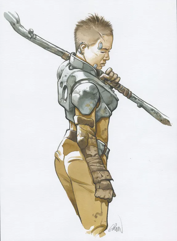 Illustration couleur, On Mars, Un Monde nouveau (T.1),  Grun