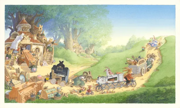 Illustration couleur, La Famille Passiflore , À bâbord les Passiflore (T.1), Loïc Jouannigot