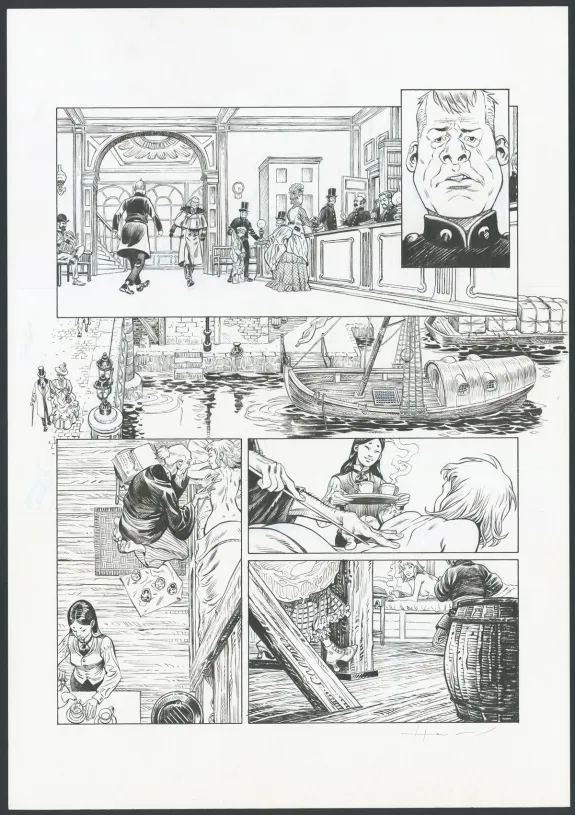 Planche noir et blanc, Shi, Revenge ! (T.3), Josep Homs