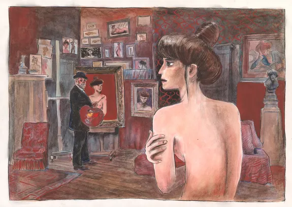 Colored illustration, Pablo, Clément Oubrerie