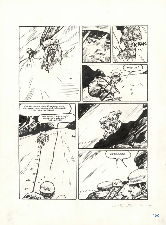 Planche noir et blanc, Ailefroide, altitude 3954, Jean-Marc Rochette