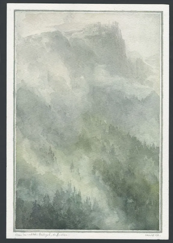 Illustration couleur, L'Homme qui voulut être roi, Armel Gaulme