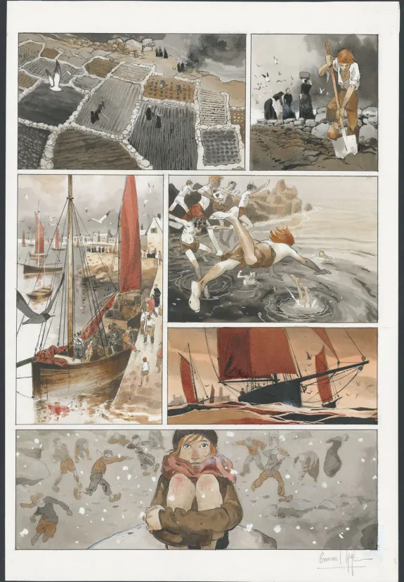 Planche couleur, Ar-Men, L'Enfer des enfers, Emmanuel Lepage