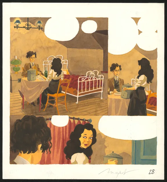 Planche couleur, Oscar & Monsieur O, Emmanuel Moynot