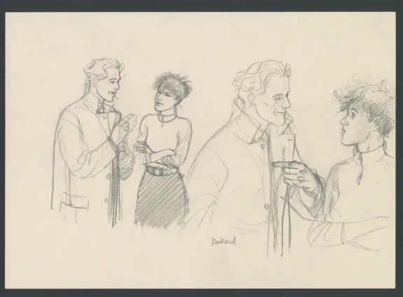 Sketch, Le Cahier bleu, André Juillard