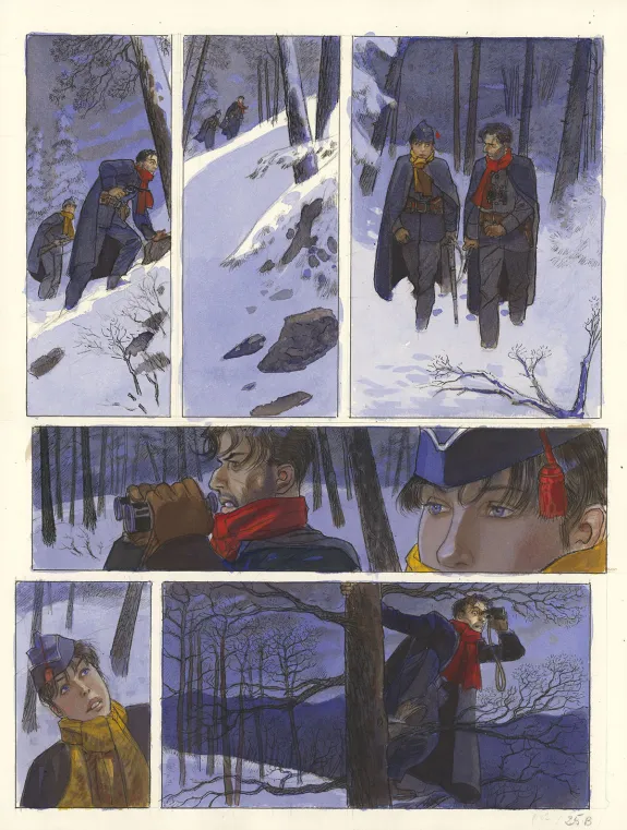 Planche couleur, Mattéo, Cinquième époque (septembre 1936 - janvier 1939) (T.5), Jean-Pierre Gibrat