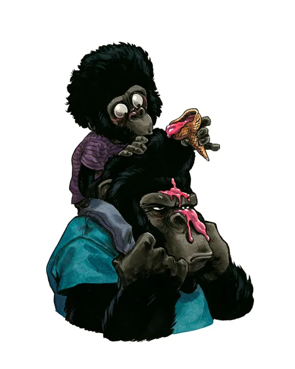 Illustration couleur,  Guznag