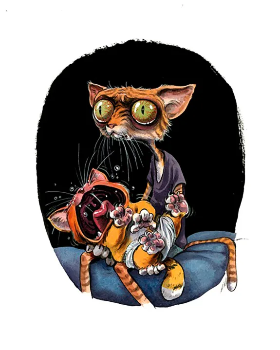 Illustration couleur,  Guznag