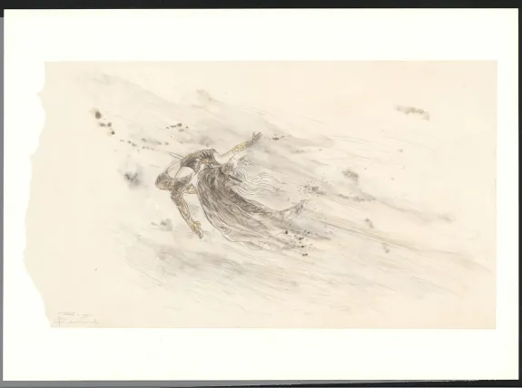 Colored illustration, Malefic Time : 110 Katanas, Apocalypse (T.1), Luis Royo