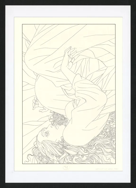 Black and white original page, Les Ogres-Dieux, La Première née (T.4), Bertrand Gatignol