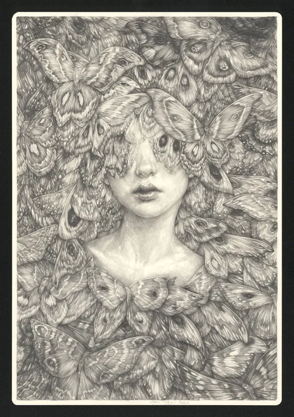 Illustration noir et blanc, Marco Mazzoni