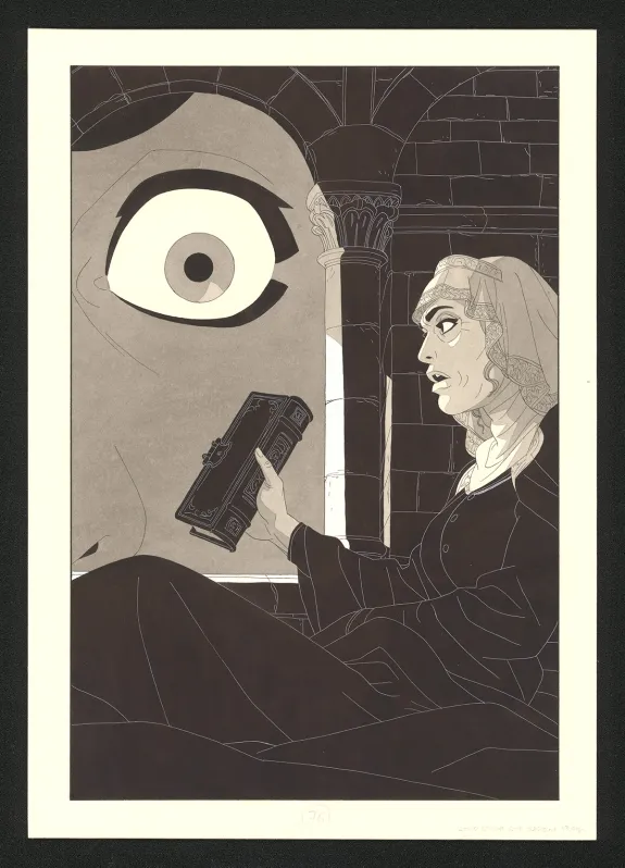 Black and white original page, Les Ogres-Dieux, La Première née (T.4), Bertrand Gatignol