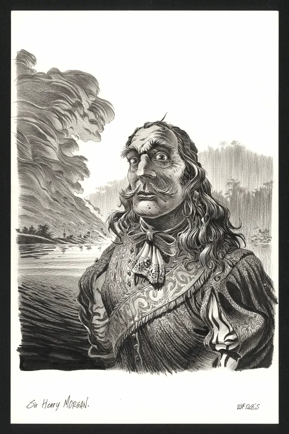 Black and white illustration, Marines,  Riff Reb's