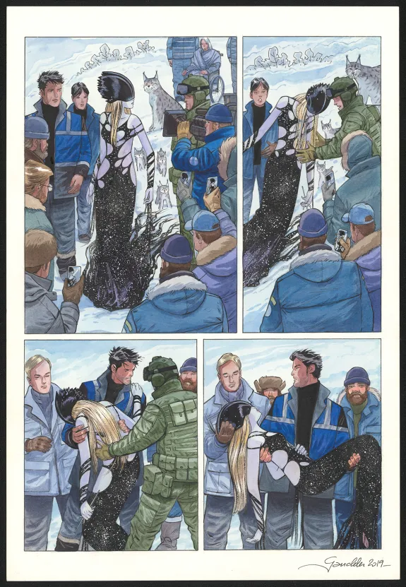 Planche couleur, Kebek, Adamante (T.2), Philippe Gauckler