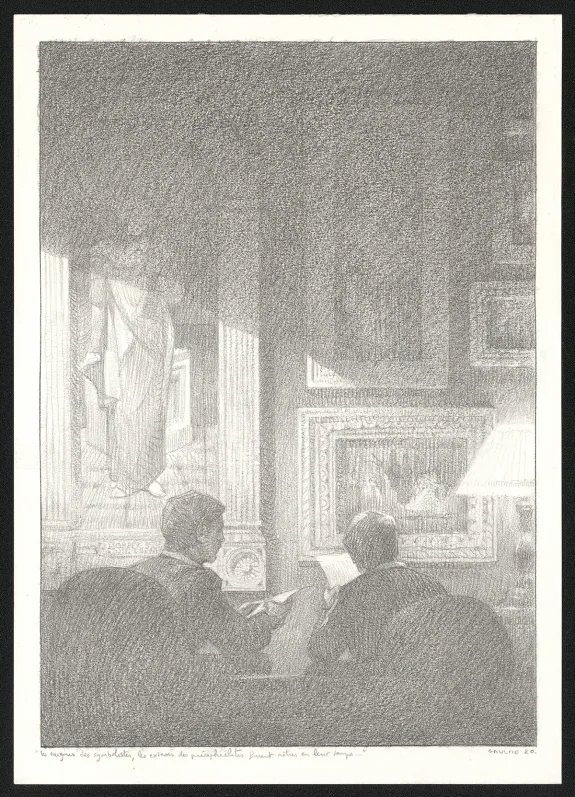 Illustration noir et blanc, Les Carnets Lovecraft, Le Molosse, Armel Gaulme
