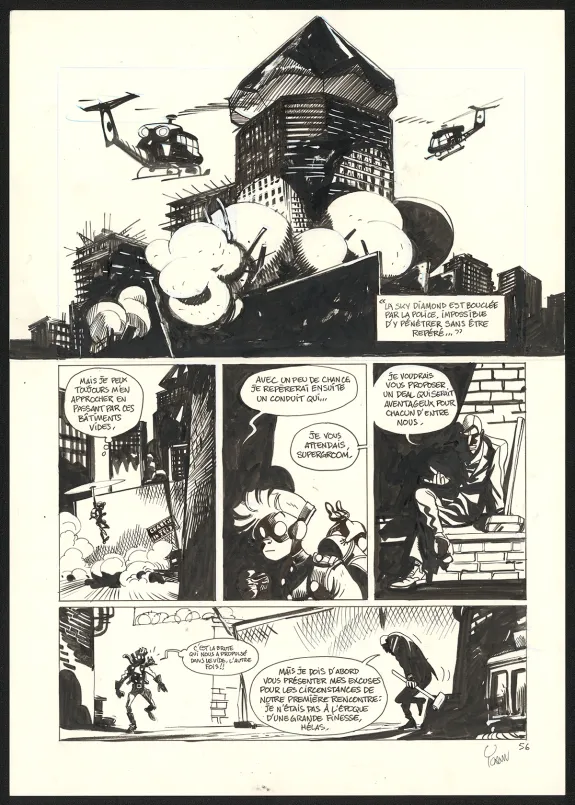 Planche noir et blanc, SuperGroom, Héros malgré lui (T.1),  Yoann