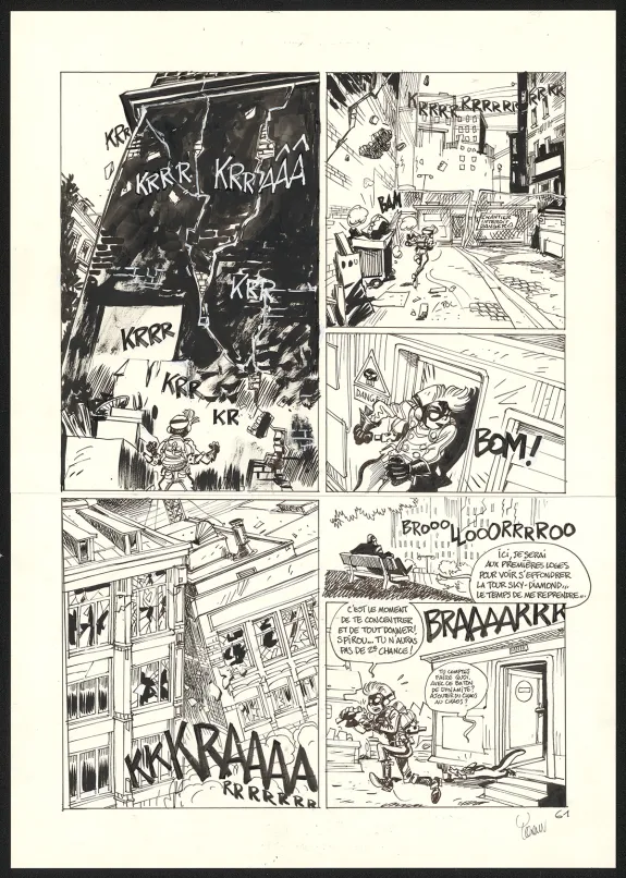 Planche noir et blanc, SuperGroom, Héros malgré lui (T.1),  Yoann