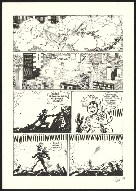 Planche noir et blanc, SuperGroom, Héros malgré lui (T.1),  Yoann