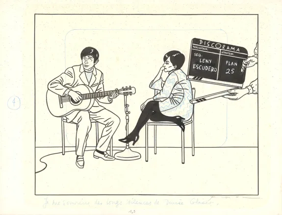 Illustration noir et blanc, Jean-Claude Floc'h