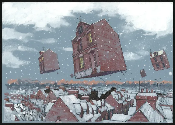 Colored illustration, Les Beaux étés, La Fugue (T.5), Jordi Lafebre