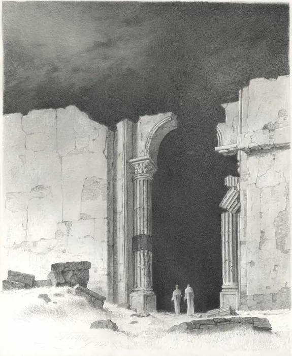 Planche noir et blanc, L'Enfer de Dante, Paul & Gaëtan Brizzi