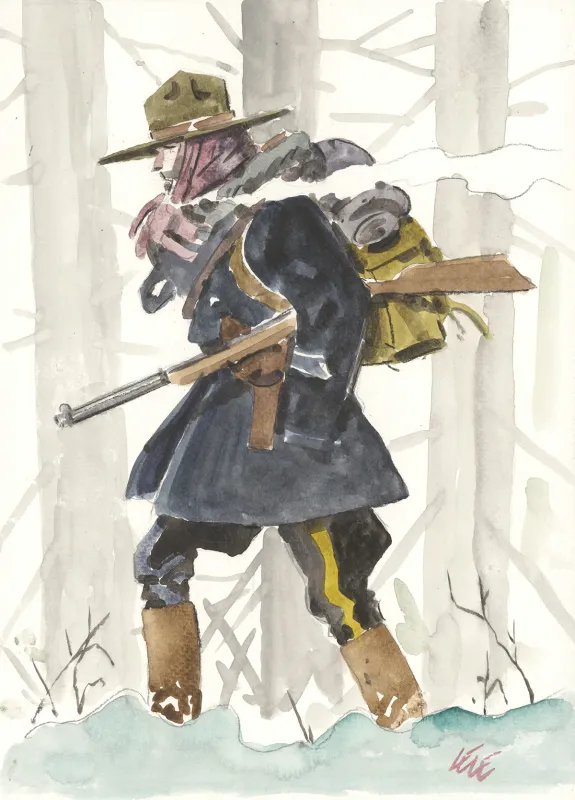 Illustration couleur, Grand Nord (T.1), Lele Vianello