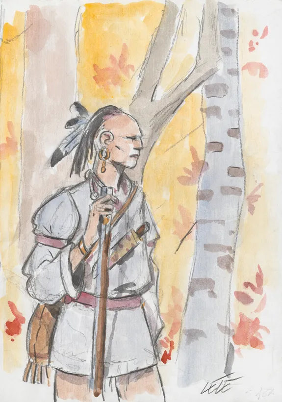 Colored illustration, Grand Nord (T.1), Lele Vianello