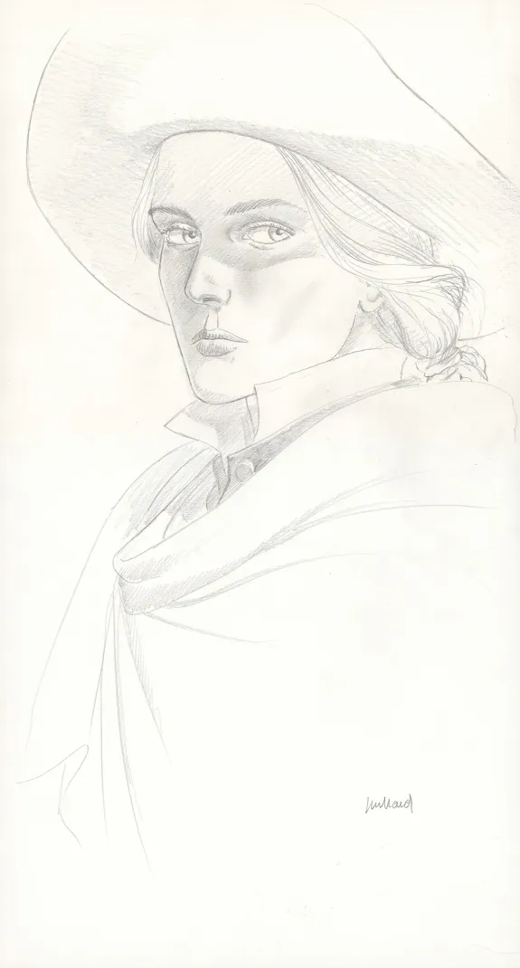 Sketch, Plume aux Vents, André Juillard