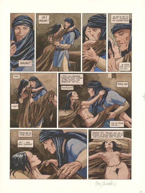 Planche couleur, Djinn, Les 30 clochettes (T.2), Ana Miralles