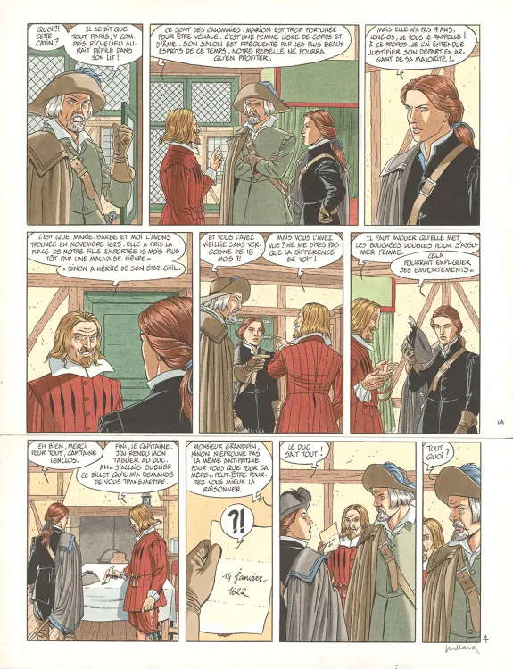 Planche couleur, Les 7 Vies de l'Épervier, ... Qu'est-ce que ce monde ? (T.13), André Juillard