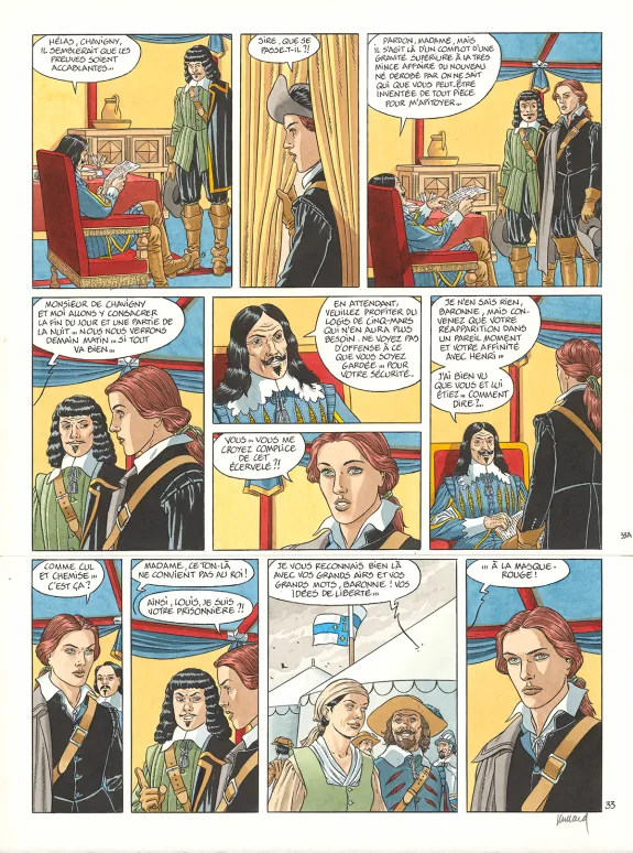 Planche couleur, Les 7 Vies de l'Épervier, ... Qu'est-ce que ce monde ? (T.13), André Juillard