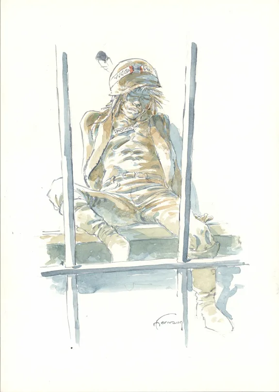 Illustration couleur, Jeremiah,  Hermann