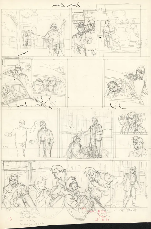 Sketch, Ray Banana, Cité lumière (T.2), Ted Benoit