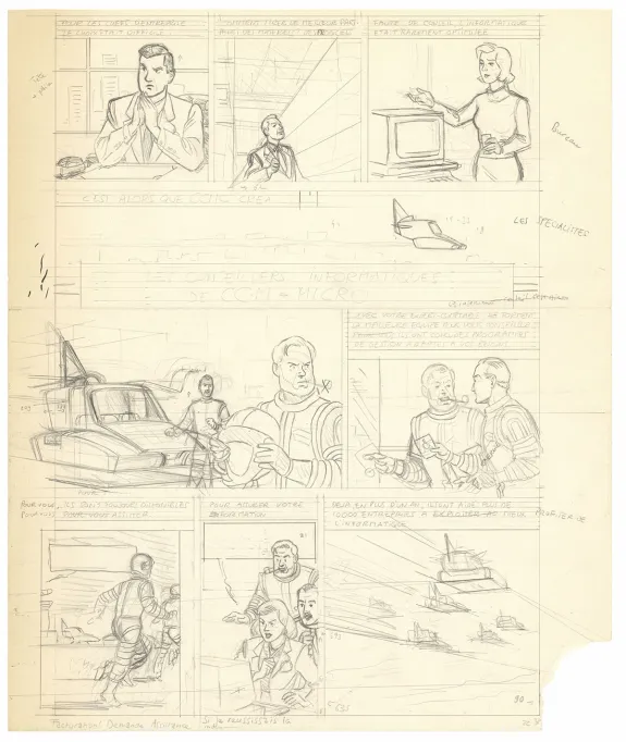 Sketch, Blake et Mortimer, Ted Benoit