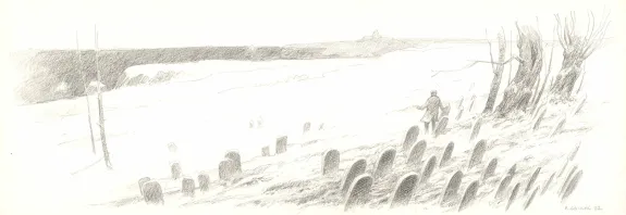 Black and white illustration, Les Carnets Lovecraft, Le Festival , Armel Gaulme