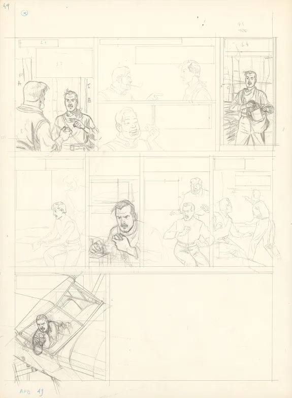 Crayonné, Blake et Mortimer, L'Affaire Francis Blake (T.13), Ted Benoit