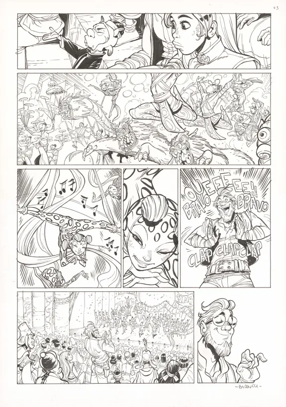Planche noir et blanc, Ekhö Monde miroir, Un fantôme à Pékin (T.10), Alessandro Barbucci