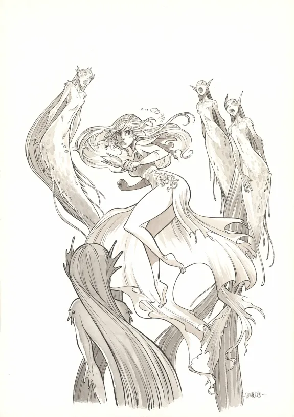 Cover, Ekhö Monde miroir, La Sirène de Manhattan (T.8), Alessandro Barbucci