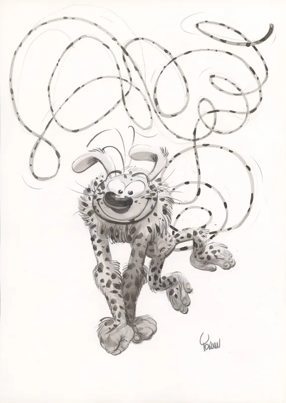 Illustration noir et blanc,  Yoann