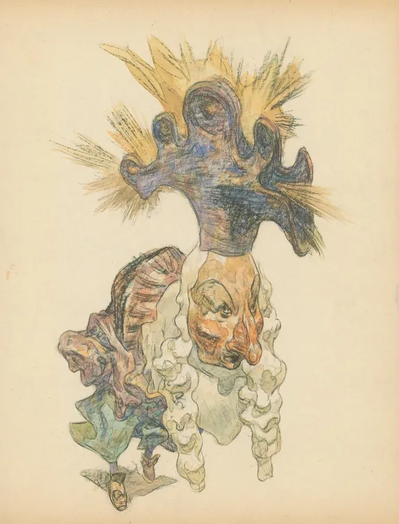 Colored illustration, Carlos Nine