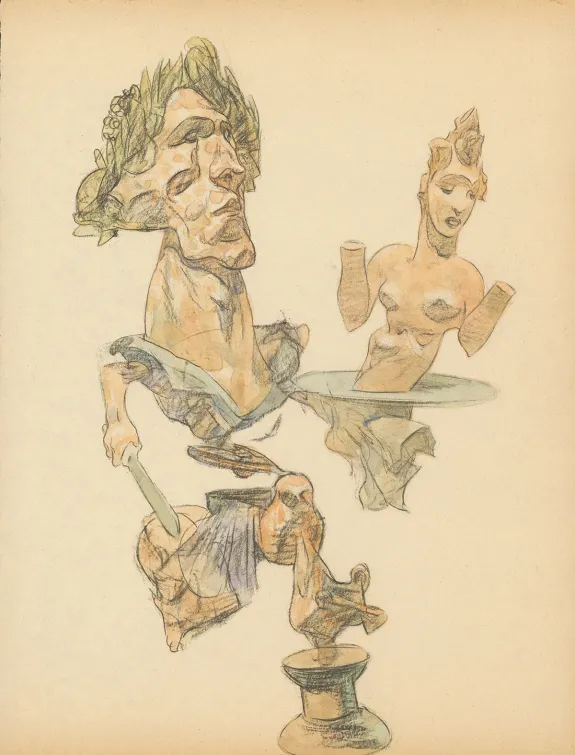 Colored illustration, Carlos Nine
