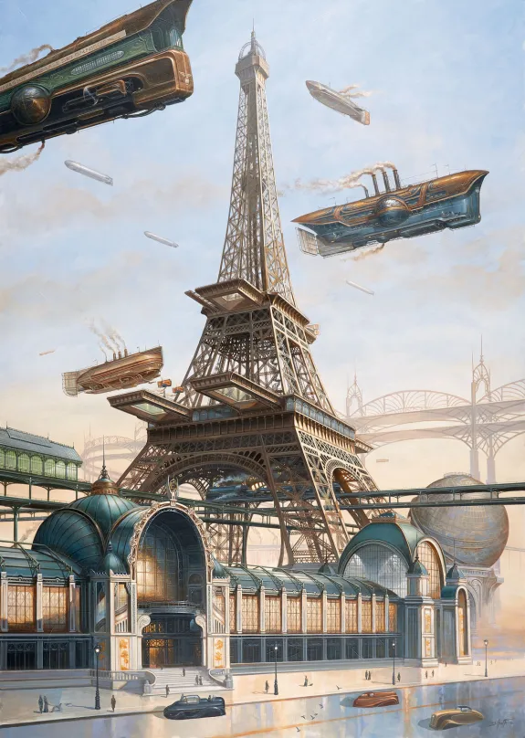 Peinture, Steam Lines, Didier Graffet