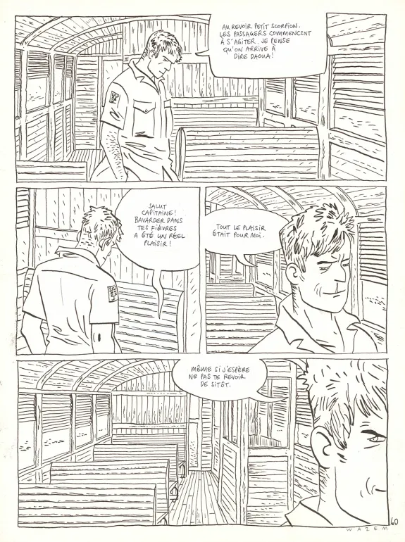Planche noir et blanc,  Wazem