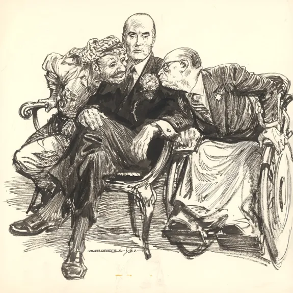 Illustration noir et blanc, Guido Buzzelli