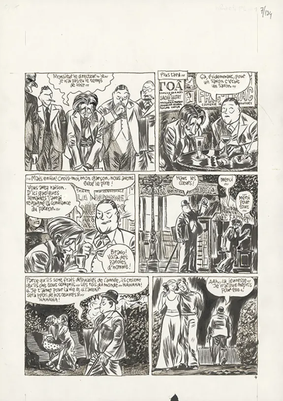 Planche noir et blanc, Blotch,  Blutch