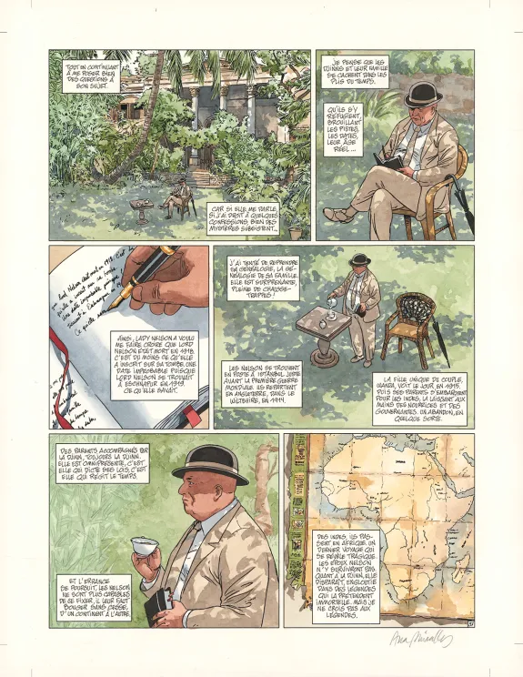 Planche couleur, Djinn, Kim Nelson (T.13), Ana Miralles