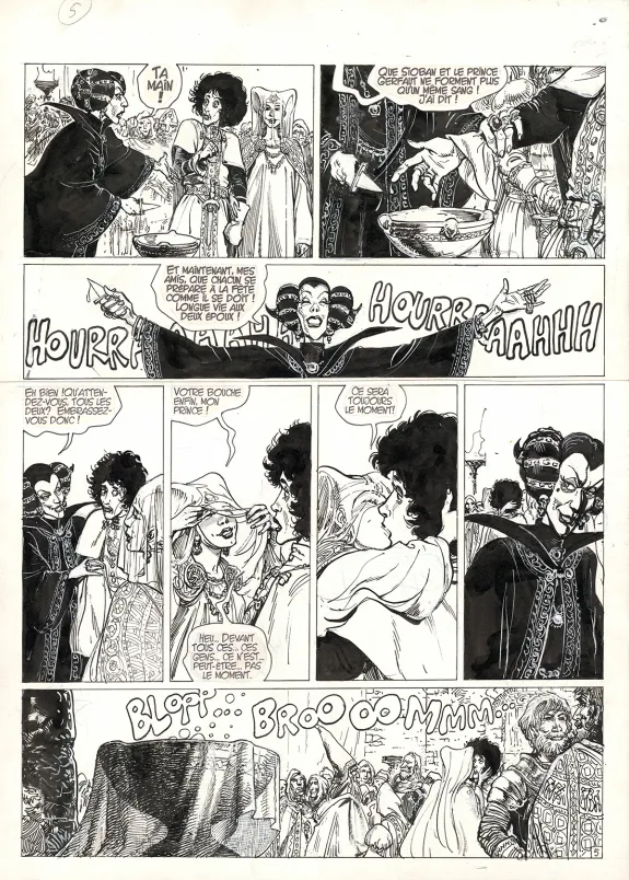 Planche noir et blanc, Complainte des Landes Perdues, Kyle of Klanach (T.4), Grzegorz Rosinski