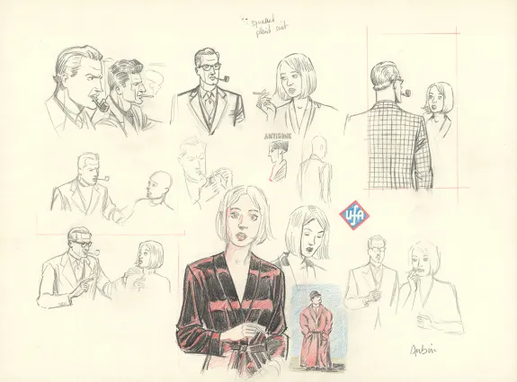 Crayonné, Blake et Mortimer, Huit heures à Berlin (T.29), Antoine Aubin