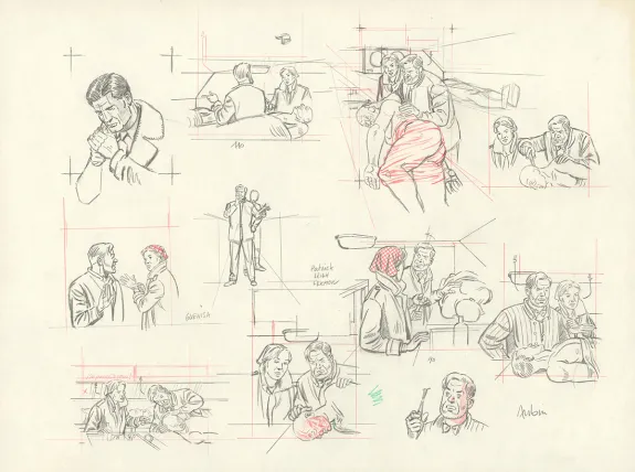 Crayonné, Blake et Mortimer, Huit heures à Berlin (T.29), Antoine Aubin