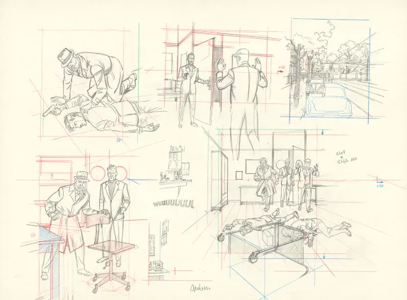 Crayonné, Blake et Mortimer, Huit heures à Berlin (T.29), Antoine Aubin